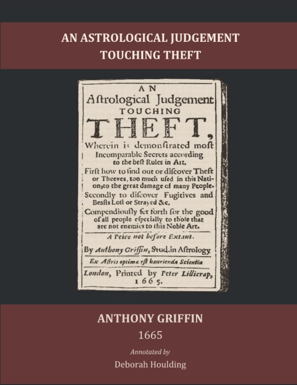 An Astrological Judgement, Touching Theft Pentagram