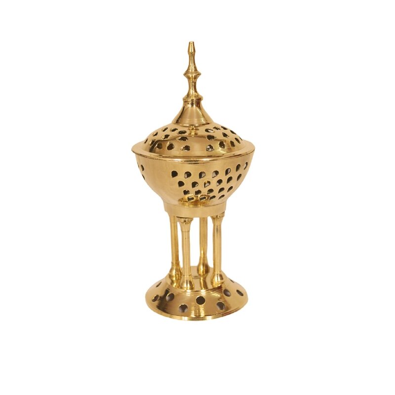 Brass Greek Pedestal Incense Burner