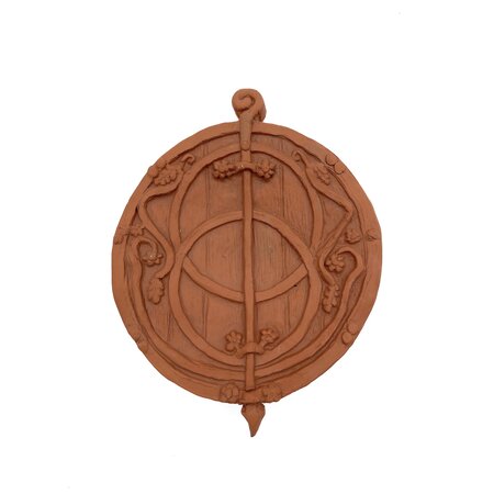 Chalice Well Terracotta Footed Altar Platter