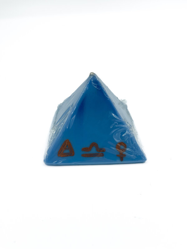 Zodiacal Pyramid Candle in Libra