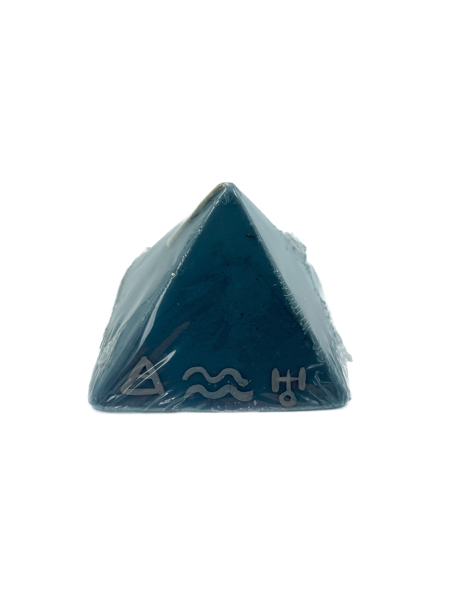 Zodiacal Pyramid Candle in Aquarius