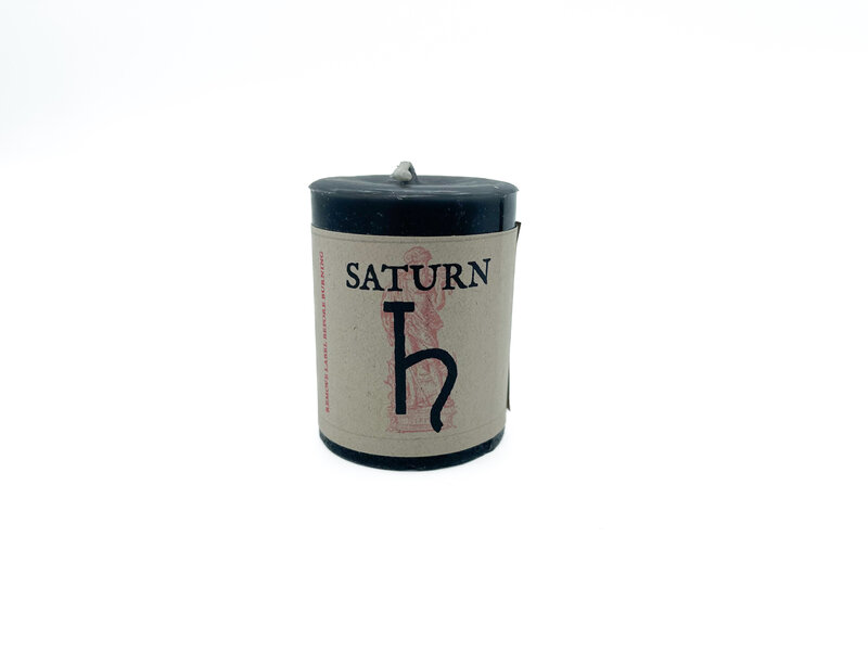 Saturn Votive Candle