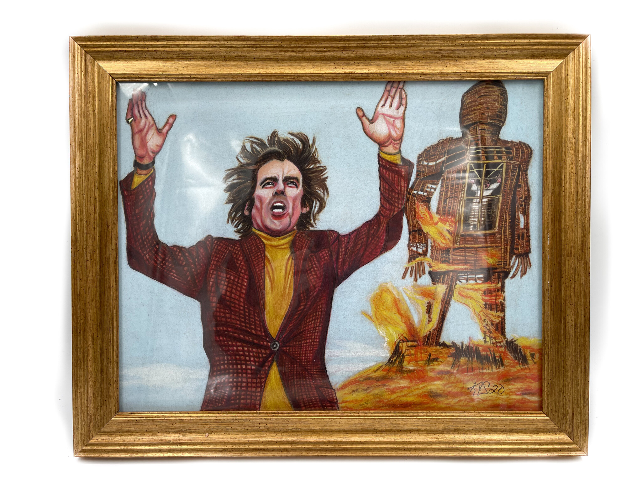 Wickerman Framed Print 9 x 12