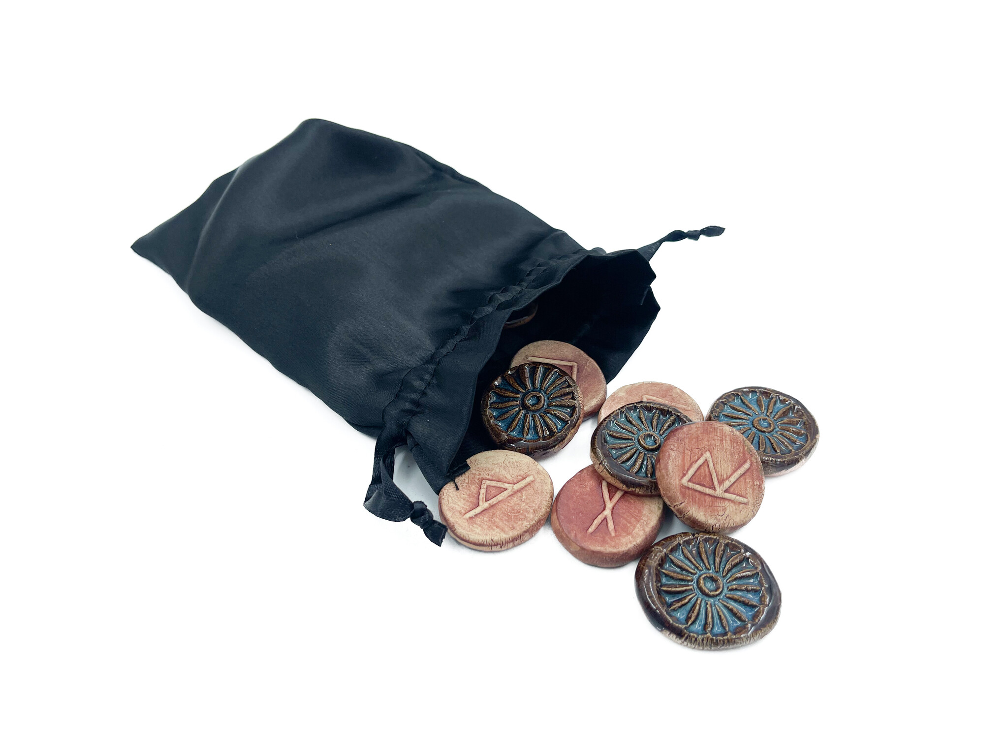 Handmade Elder Futhark Double Sided Rune Set