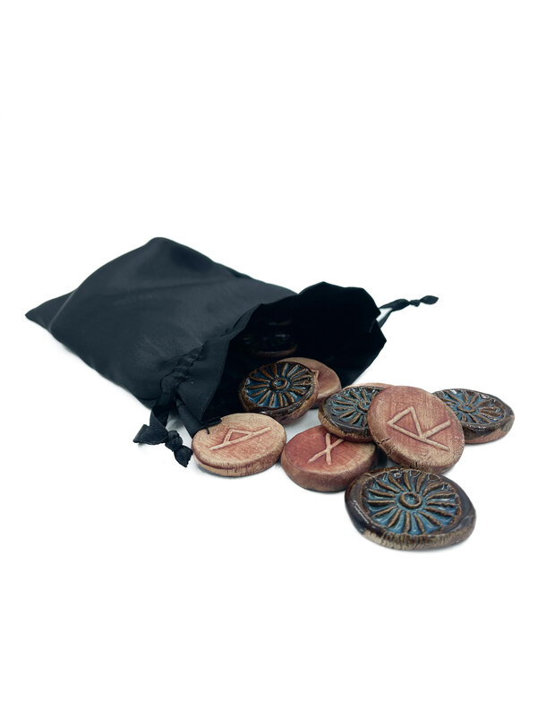 Handmade Elder Futhark Double Sided Rune Set