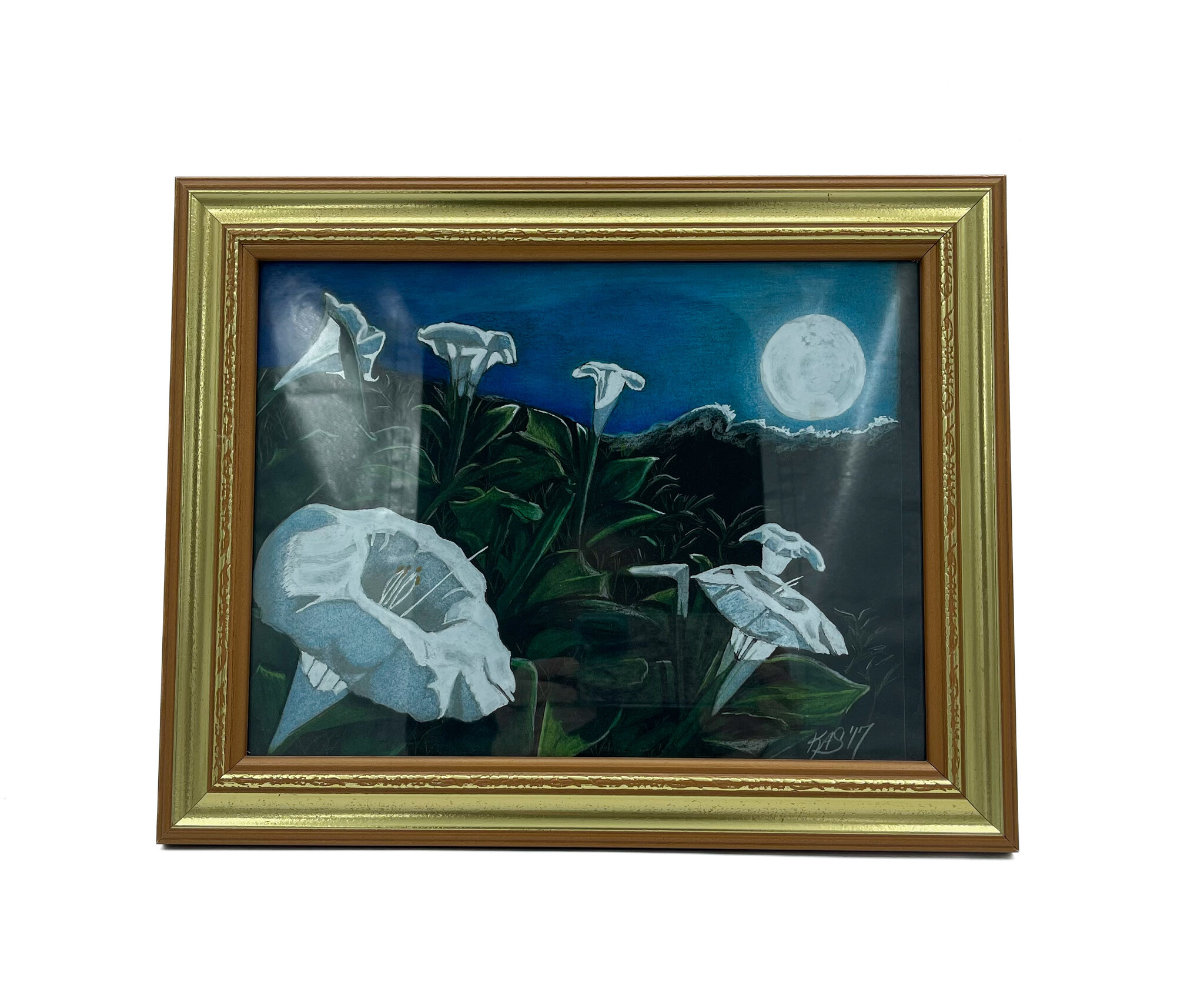 Night Flowers Print  9 x 12