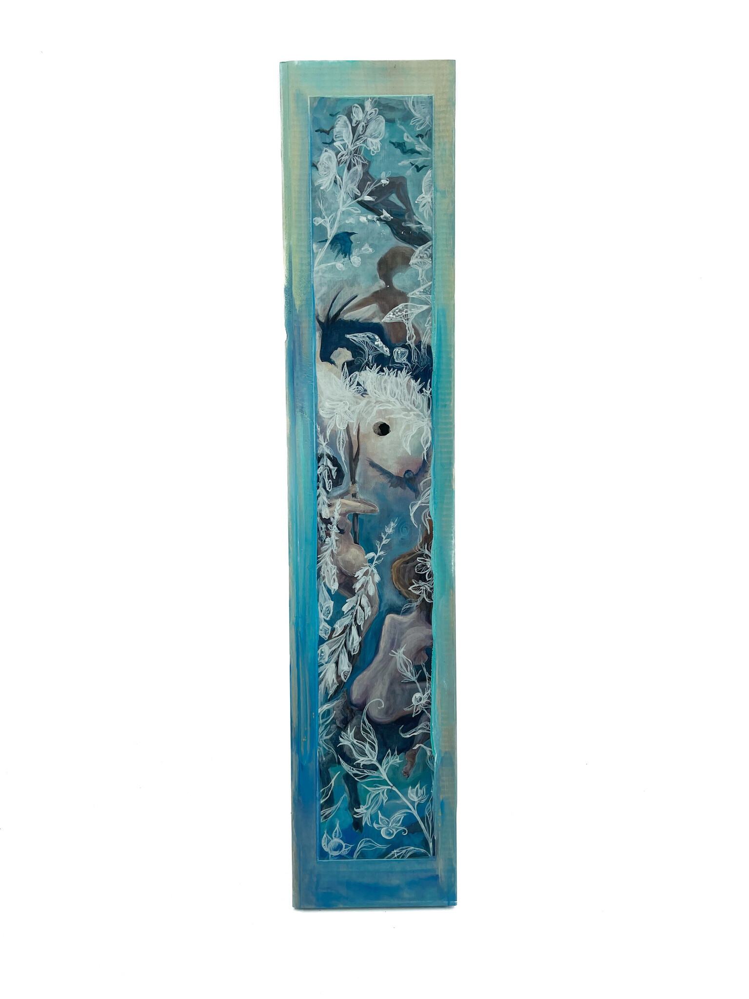 Ride to the Sabbat Shrine Art on Wood by Laura Tempest Zakroff