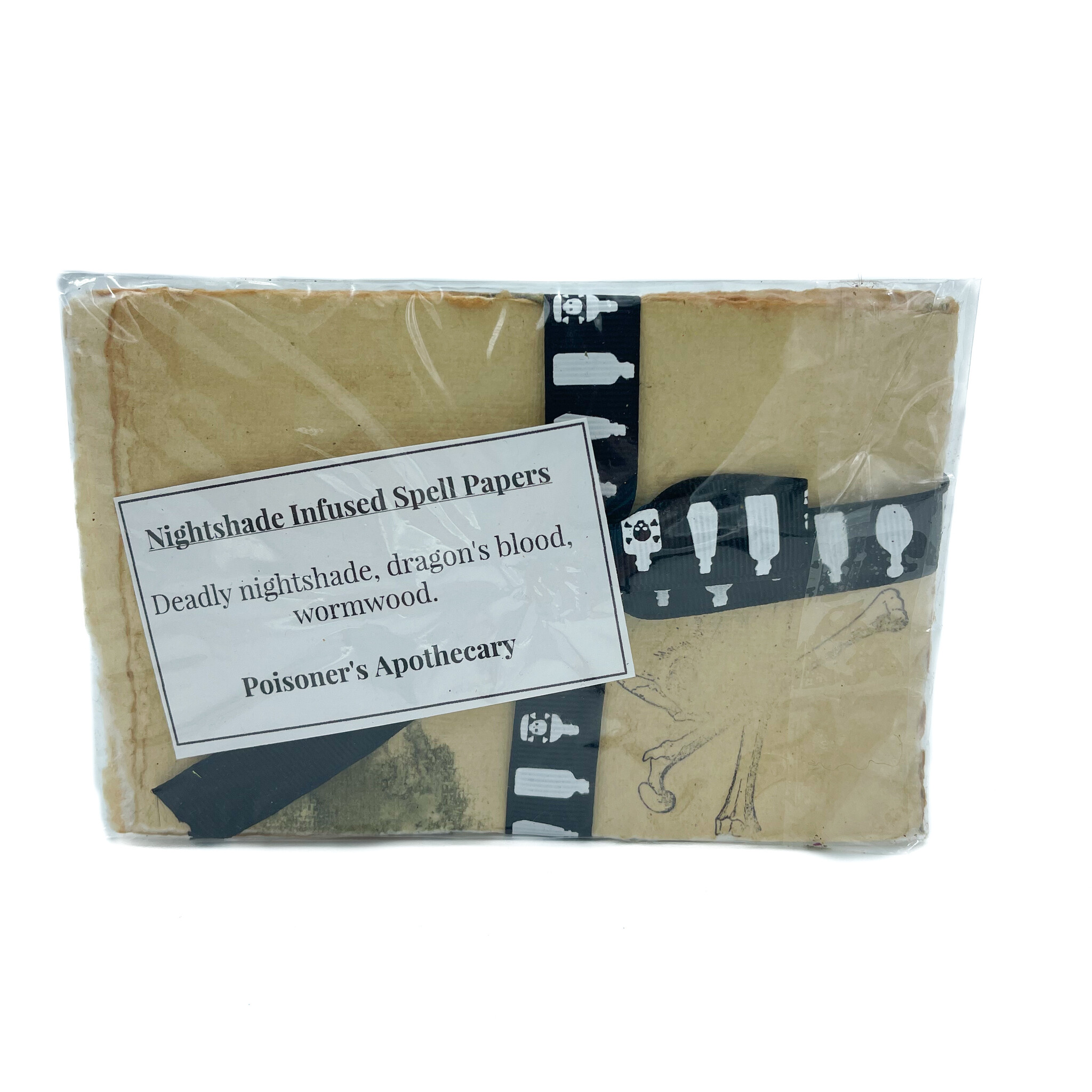 Nightshade Infused Spell Papers