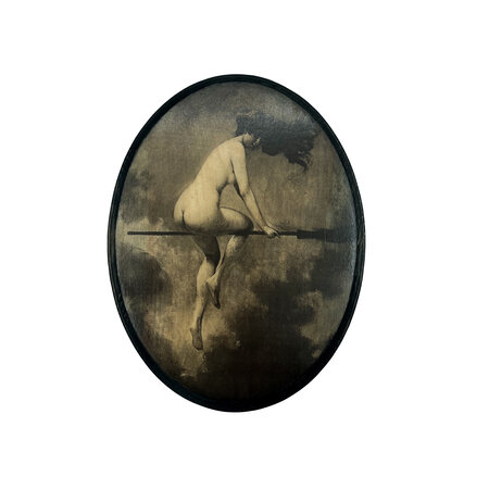 Depart Pour le Sabbat by Albert Joseph Pénot Wooden Wall Plaque