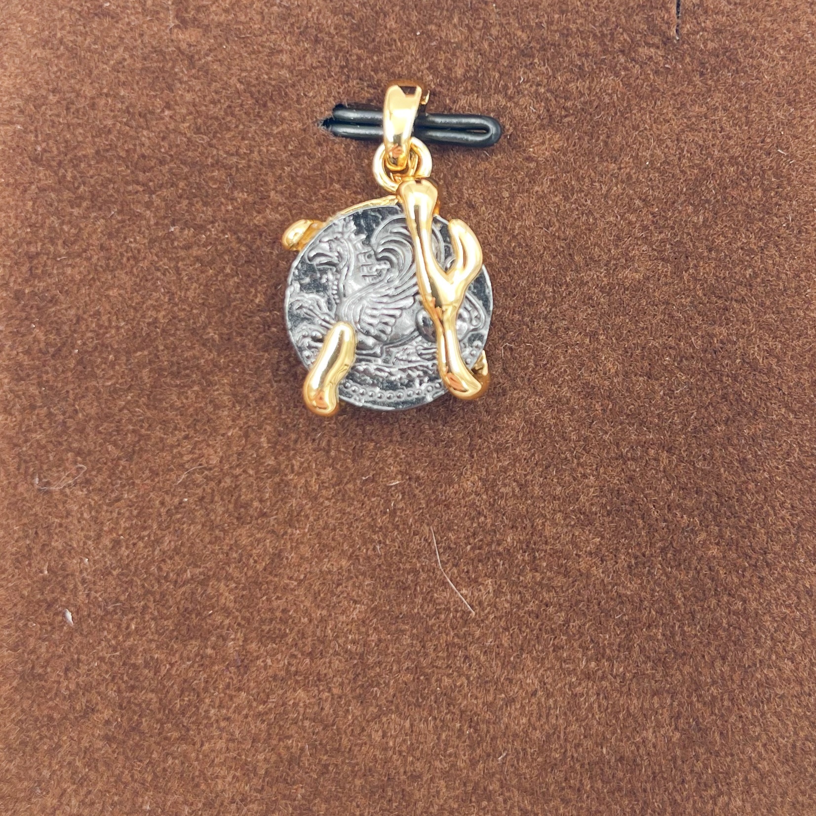 Griffin Roman Coin Pendant