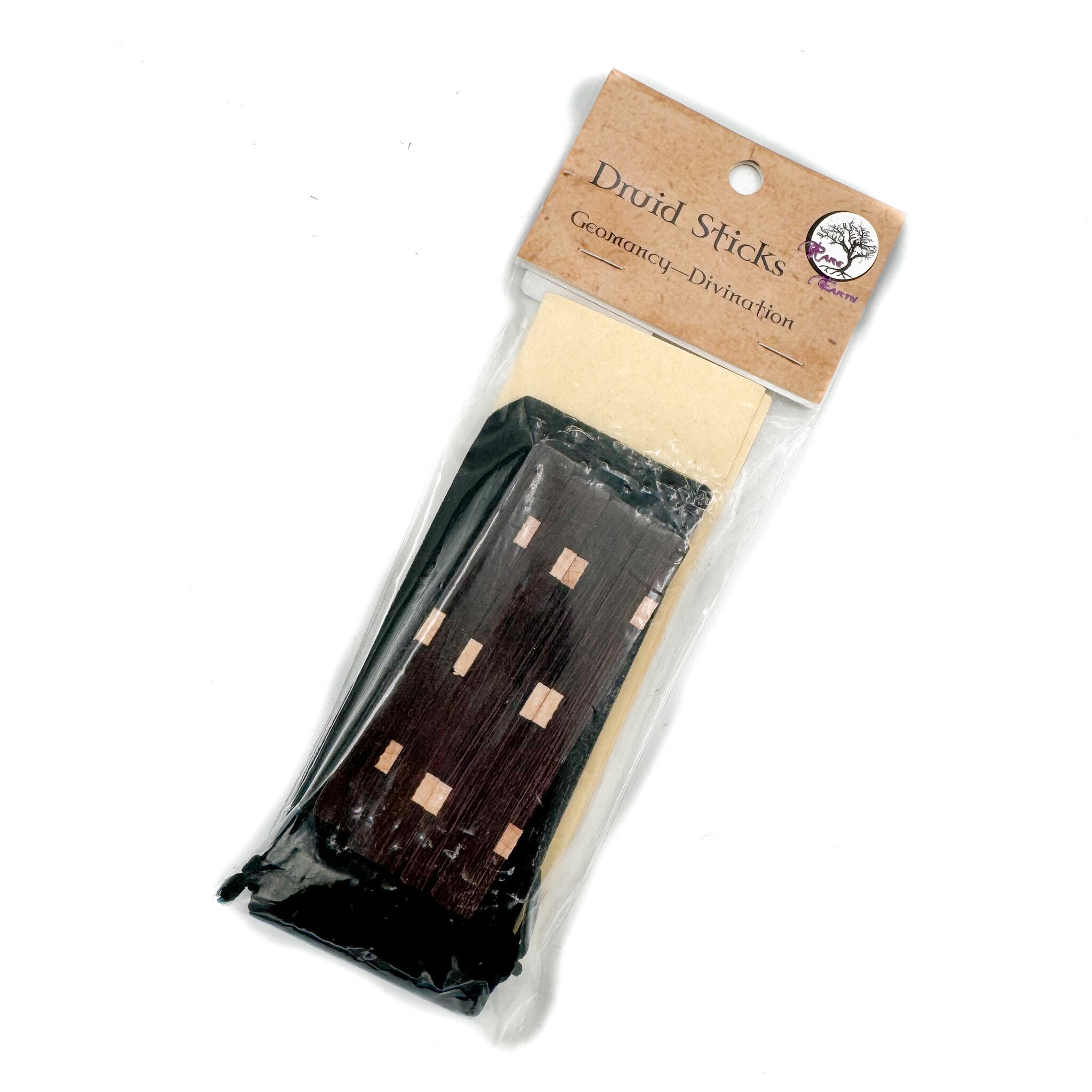 Geomancy Druid Sticks in Wenge with Maple Inlay