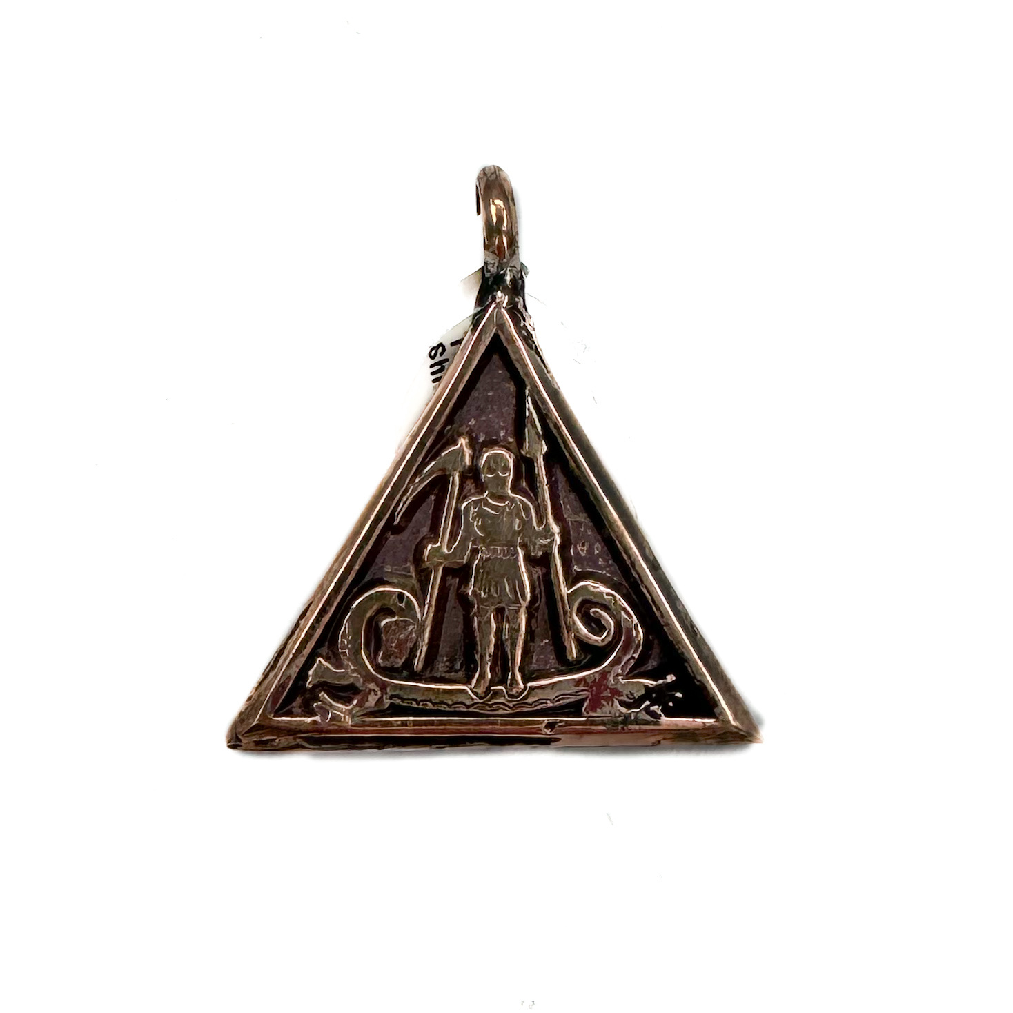 Picatrix Image of Saturn Triangle - Shibuichi