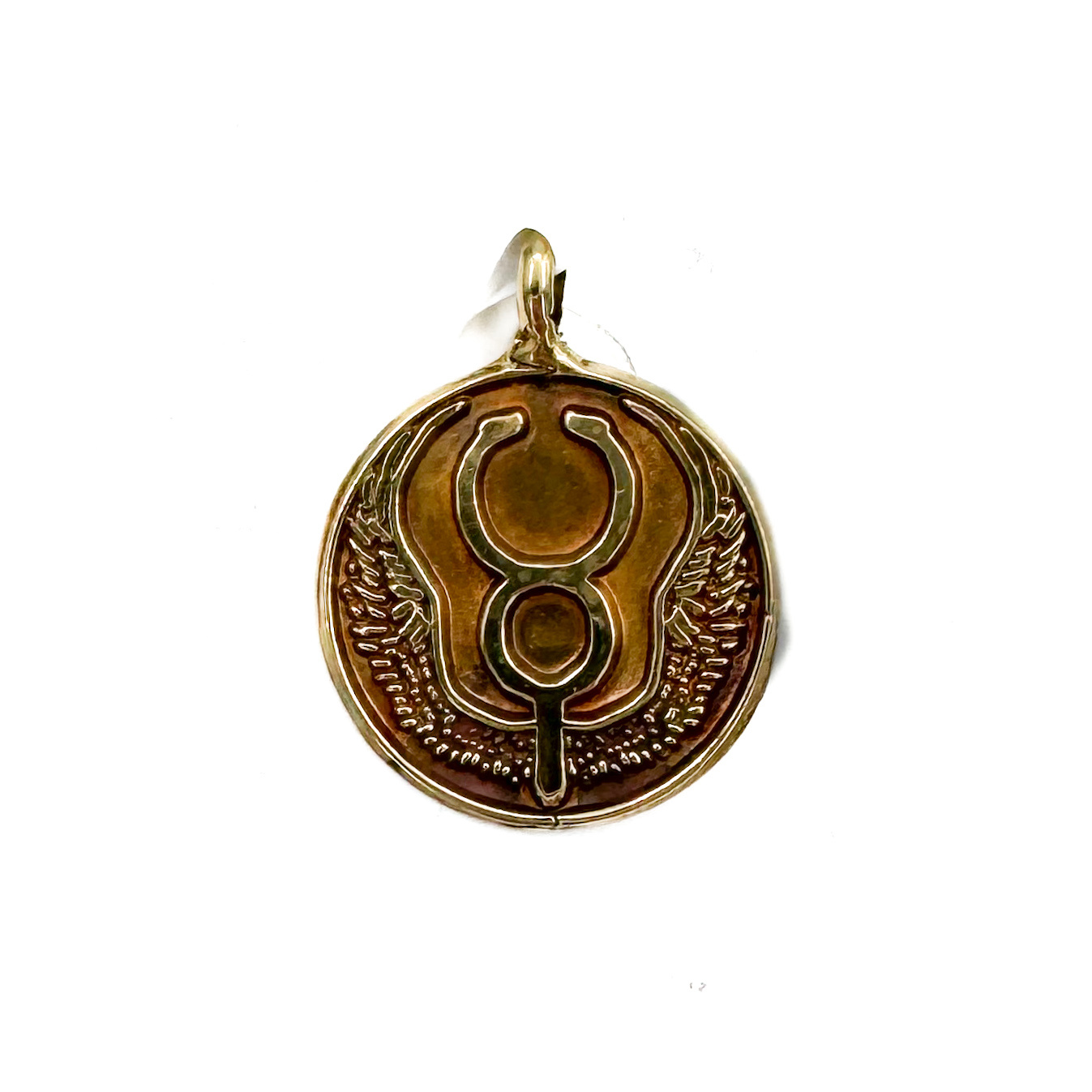 Winged Caduceus of Hermes - Brass