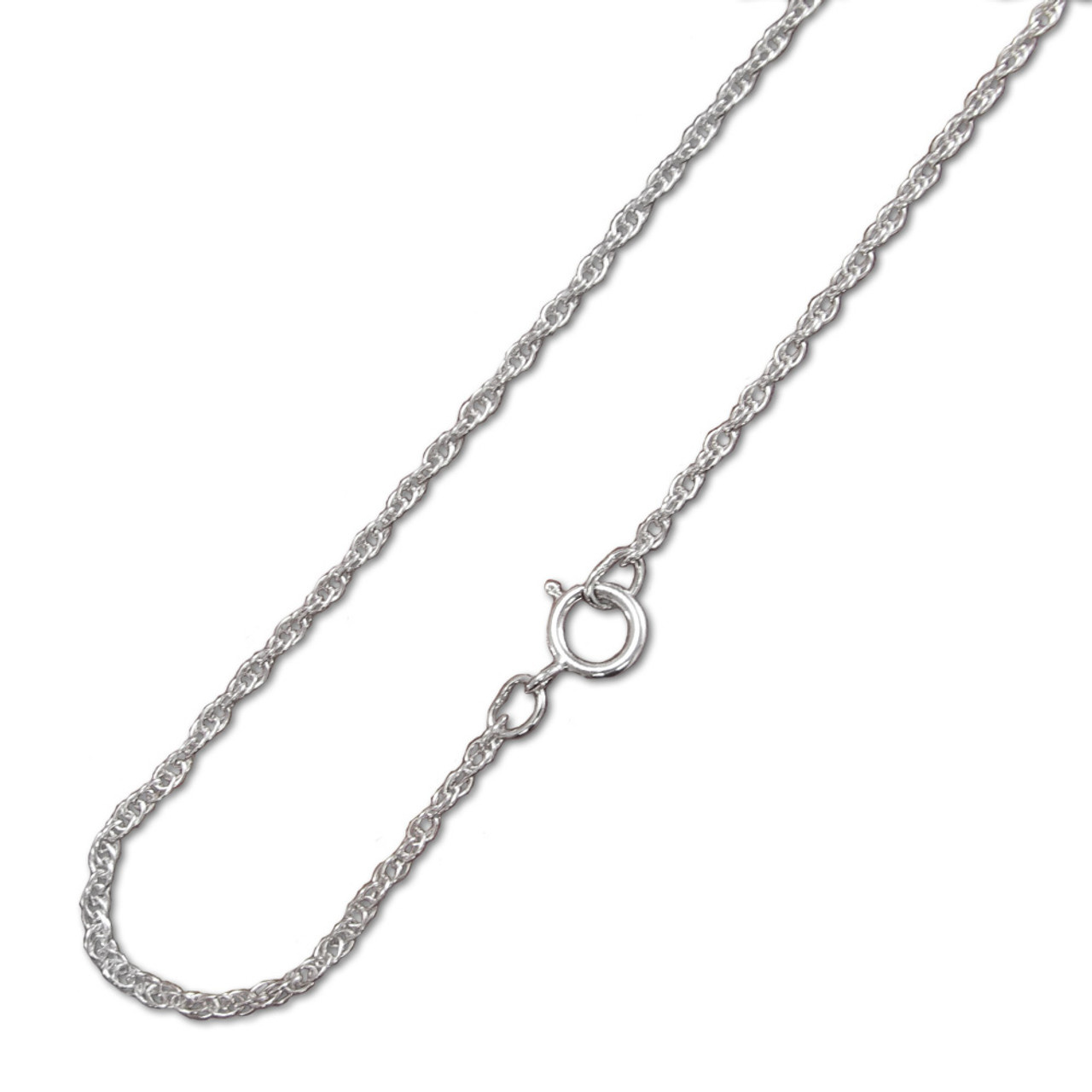 Sterling Silver Rope Chain 20 Inches