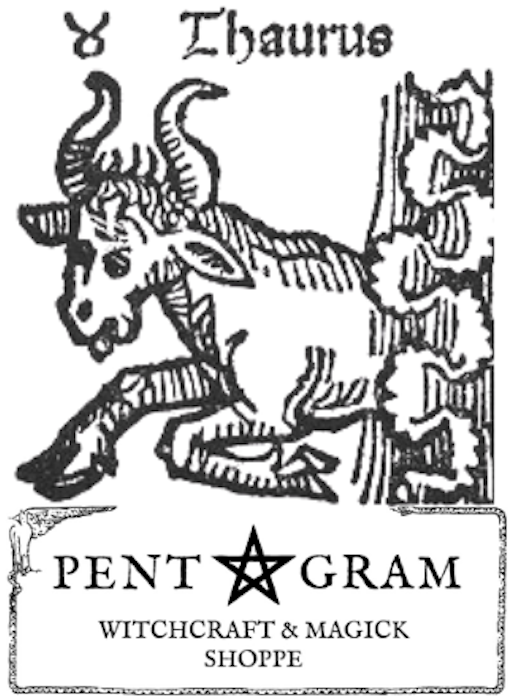 Taurus with Pentagram Logo Sticker