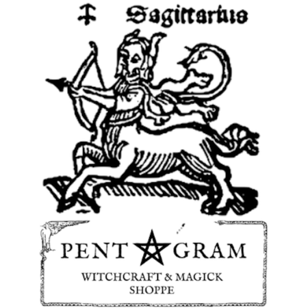 Sagittarius with Pentagram Logo Sticker