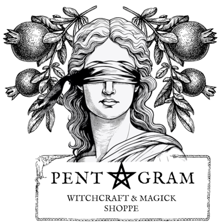 Persephone with Pentagram Logo Sticker