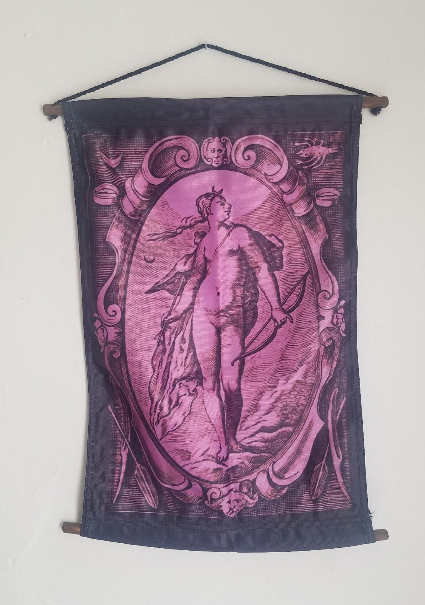 Moon Goddess Cloth Wall Hanging Banner