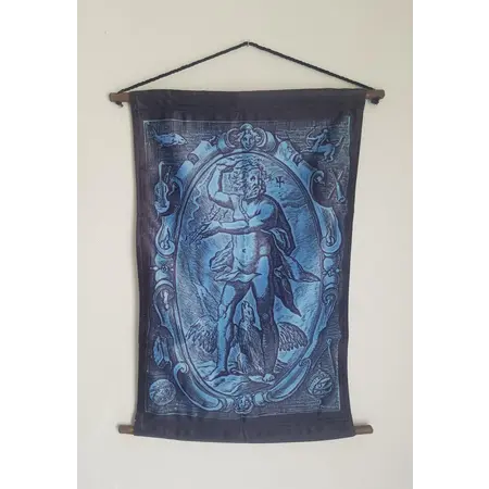 God Jupiter Cloth Wall Hanging Banner