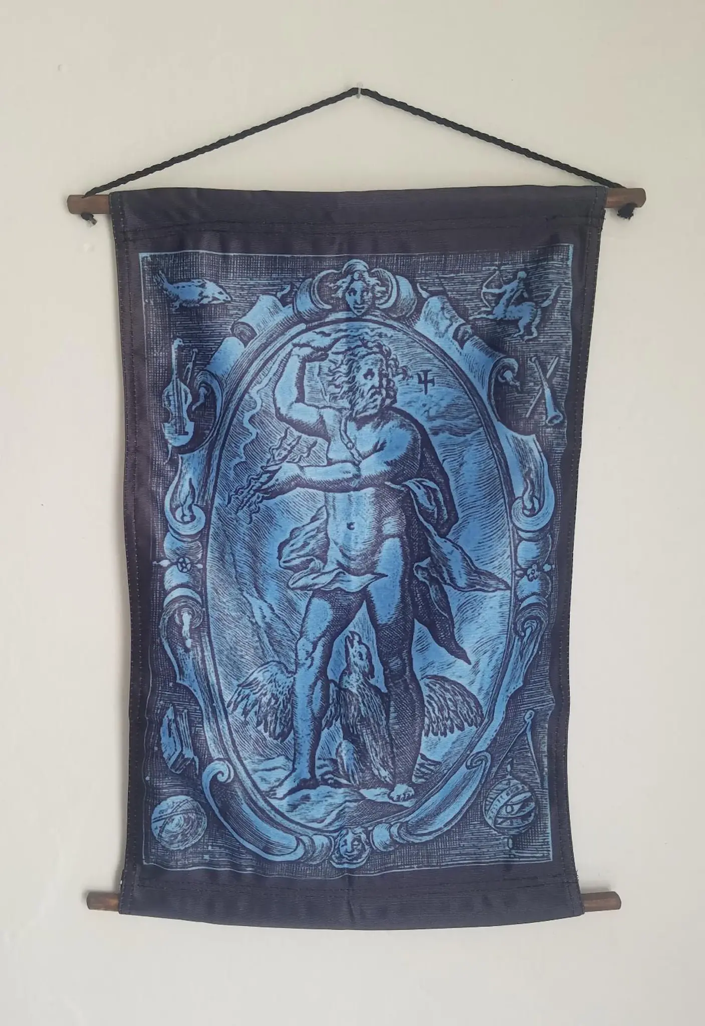God Jupiter Cloth Wall Hanging Banner