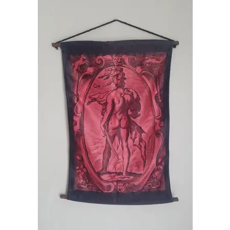 God Mars Cloth Wall Hanging Banner