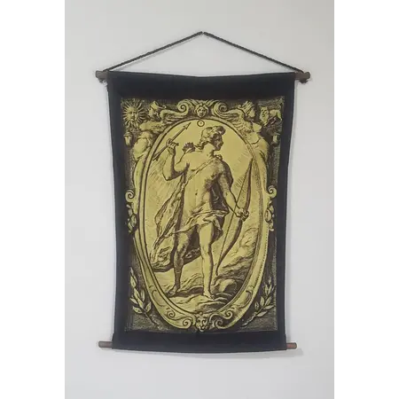 God Sol Cloth Wall Hanging Banner
