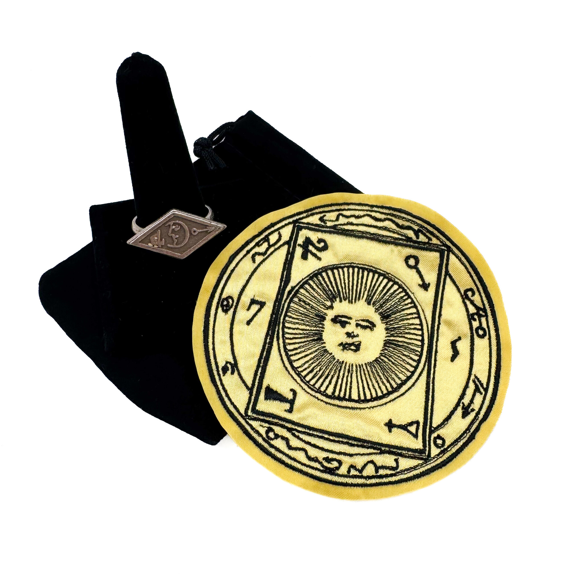 Black Pullet Ring and Talisman Set that Gives Invisibility and Power of Passing Through Walls