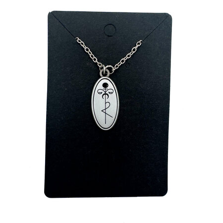 Deadly Nightshade Plant Spirit Glyph Necklace