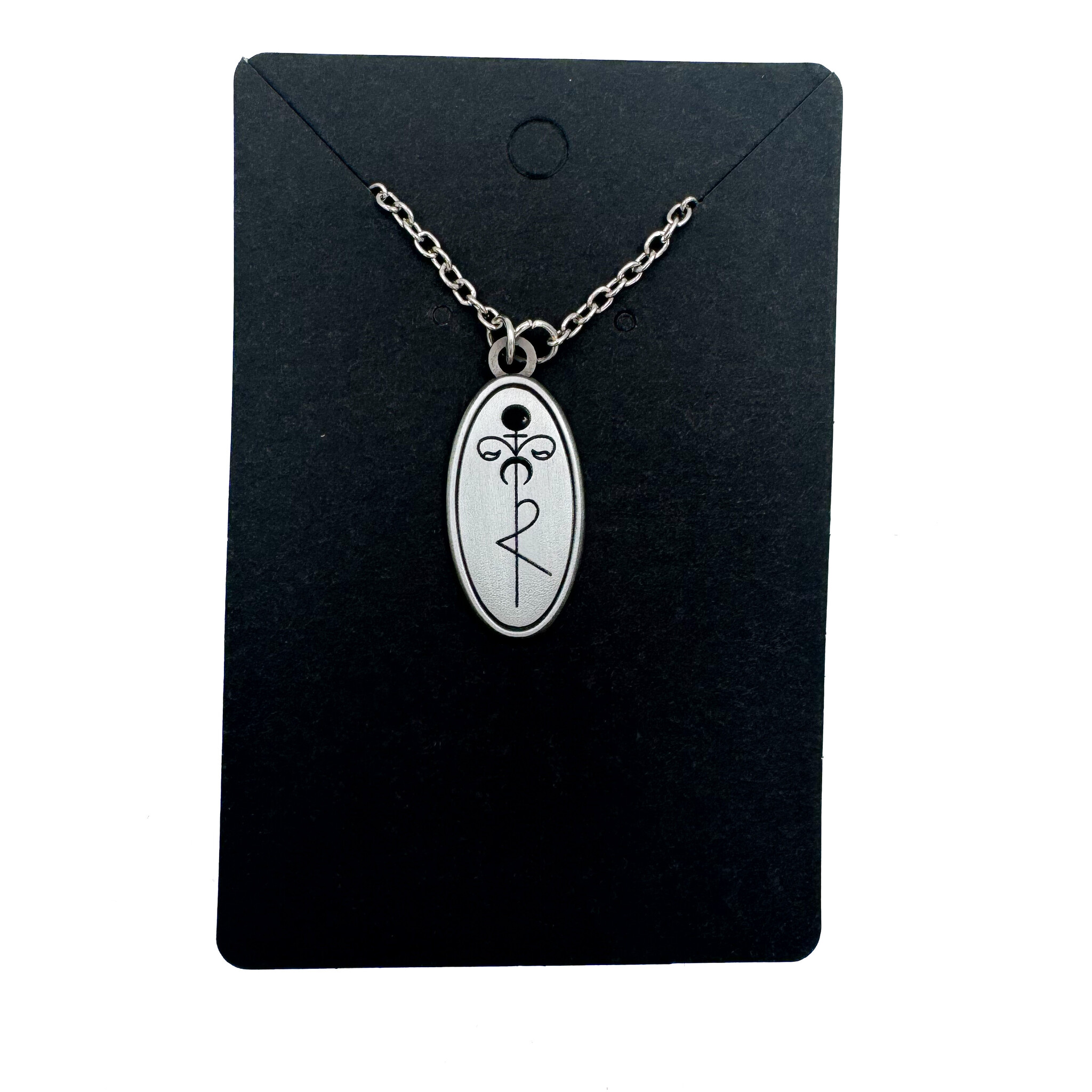 Deadly Nightshade Plant Spirit Glyph Necklace