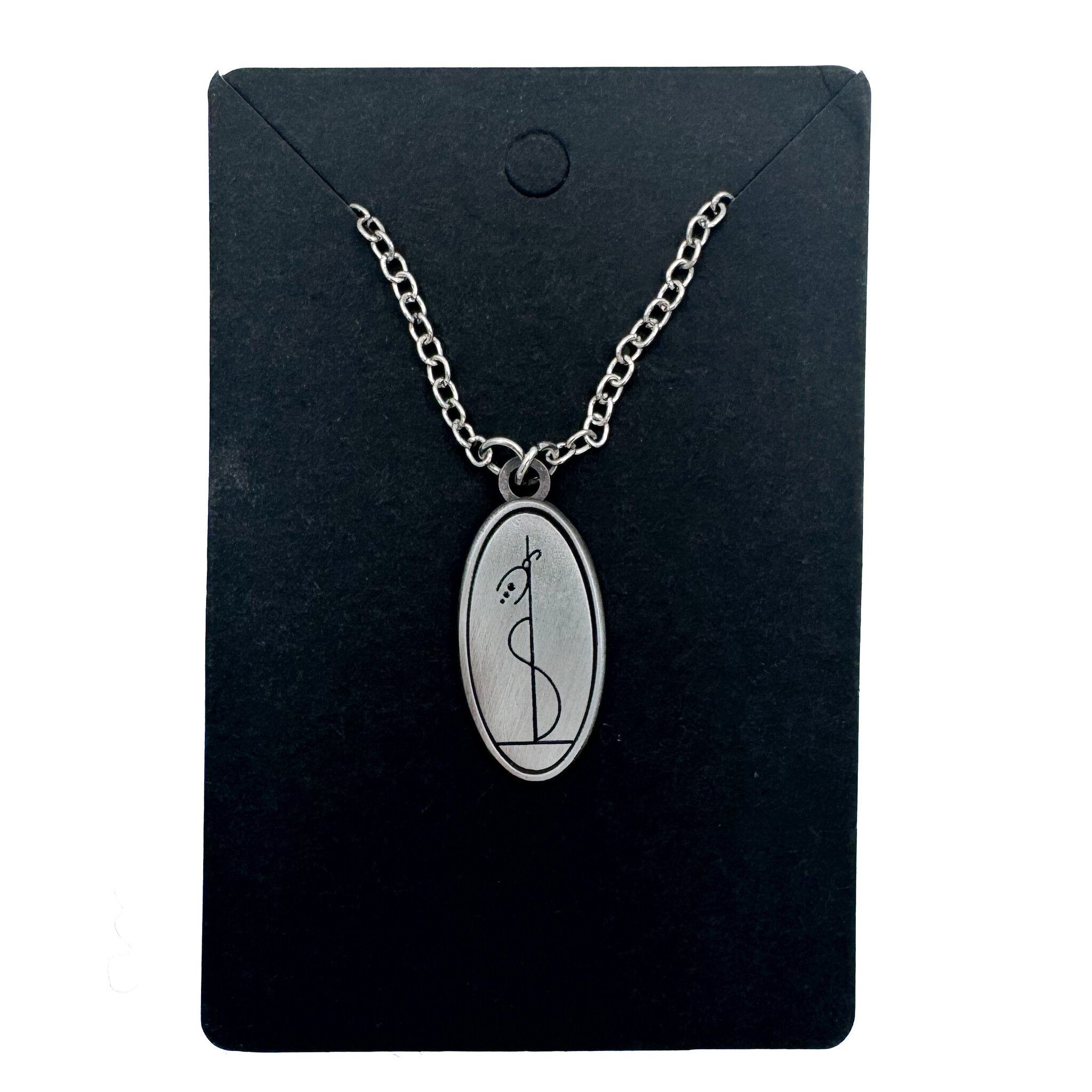 Foxglove Plant Spirit Glyph Necklace