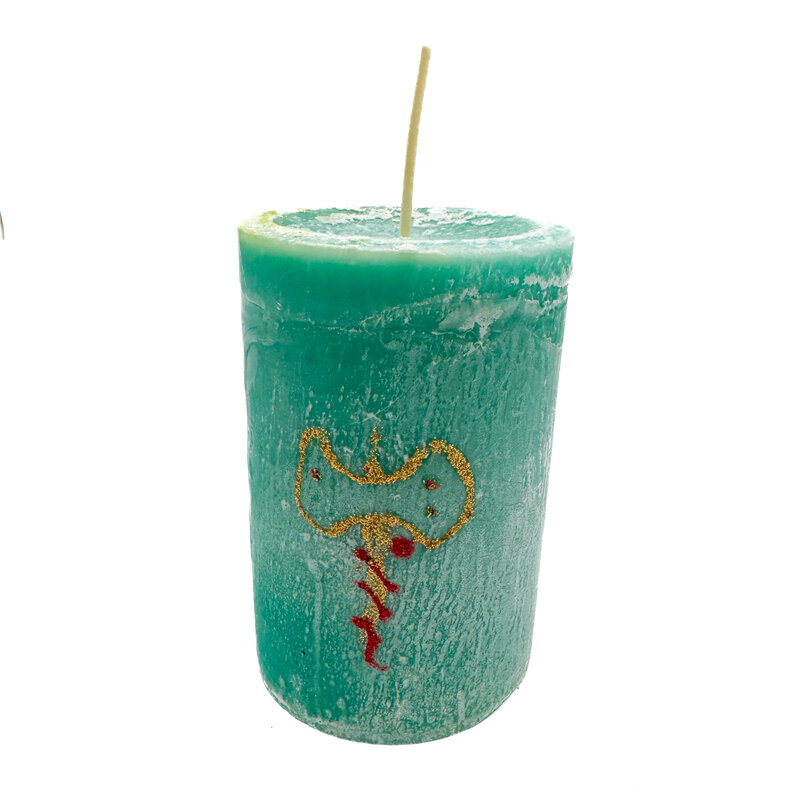 Minoan Snake Goddess Handmade Candle