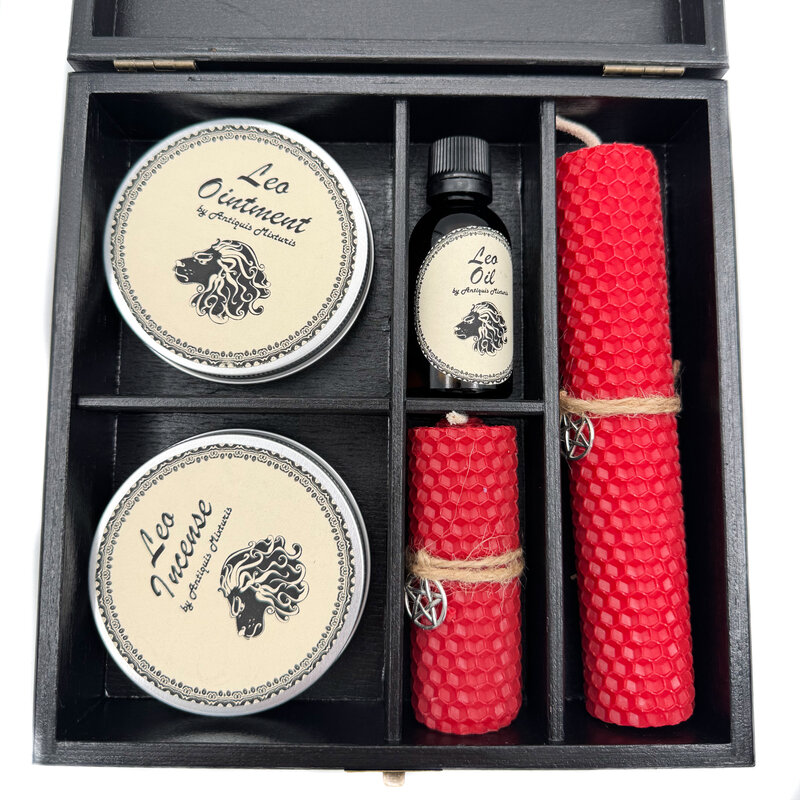 Leo Zodiac Spell Kit Box