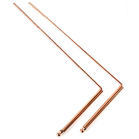 Dowsing Rods Set of Two Rods in Copper 12 Inches Long