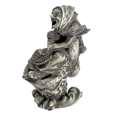 Baba Yaga Statue in Stone Finish