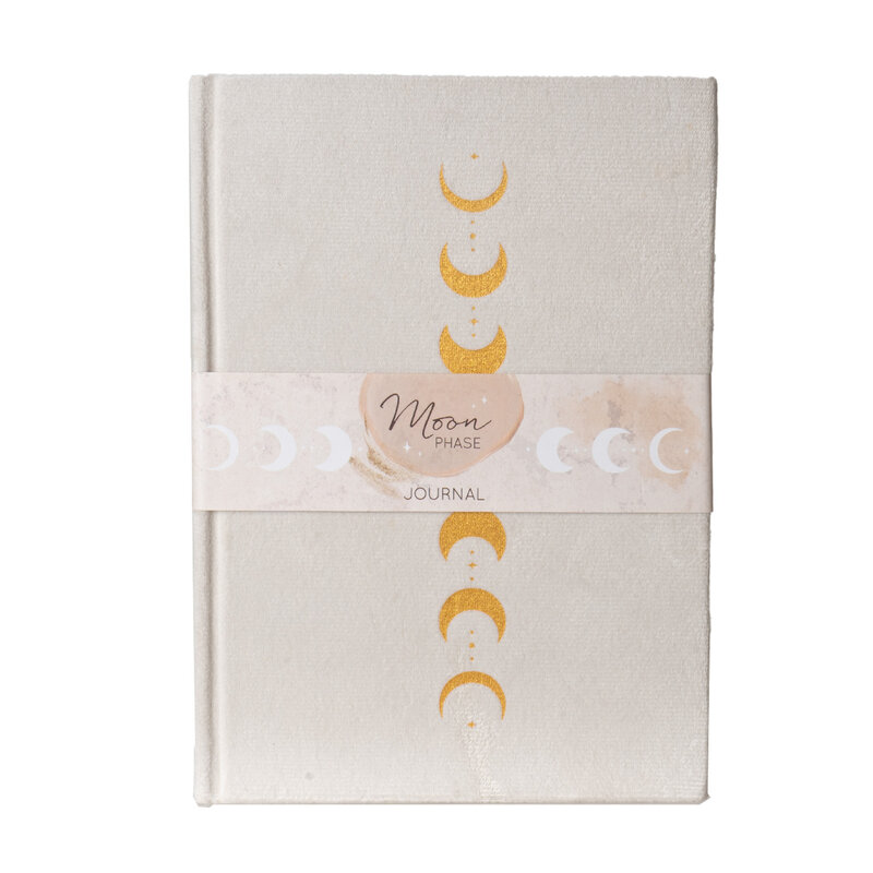 Moon Phase Velvet Journal