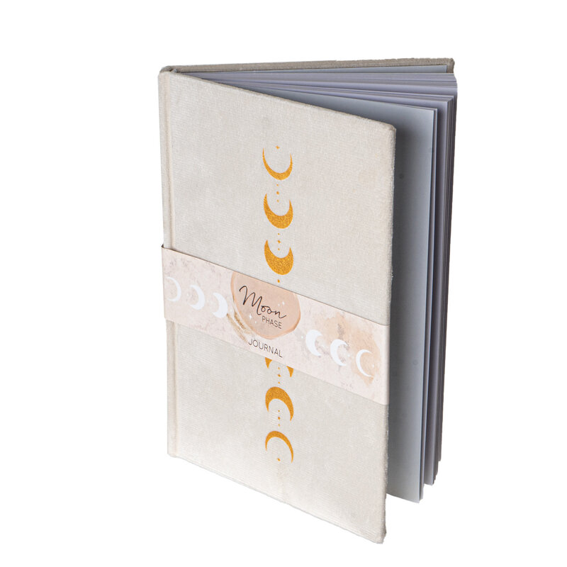 Moon Phase Velvet Journal
