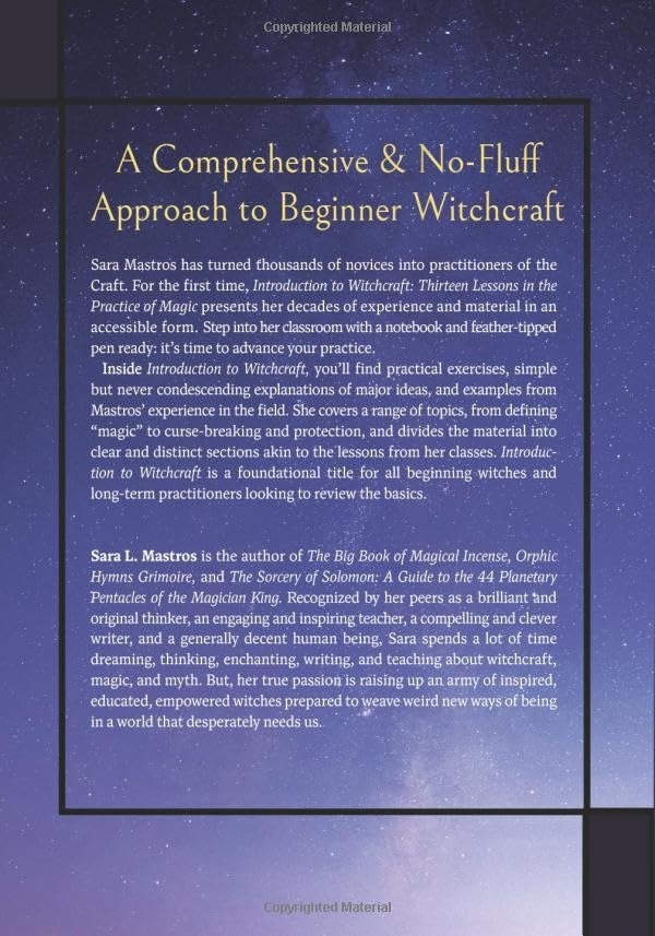 Introduction to Witchcraft: Thirteen Lessons in the Practice of Magic