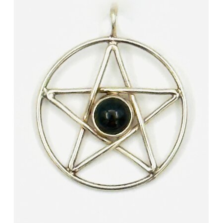 Large Magi Crafts Pentacle with Bloodstone