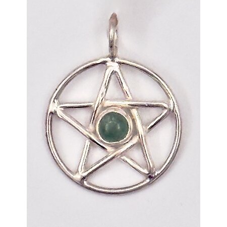 Medium Magi Crafts Pentacle with Emerald