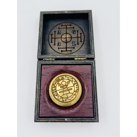Secret Seal of Solomon Brass Vessel with Box