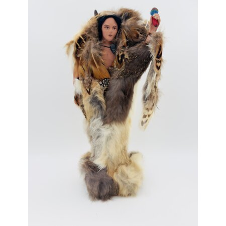 Handmade Dancing Shaman Statue