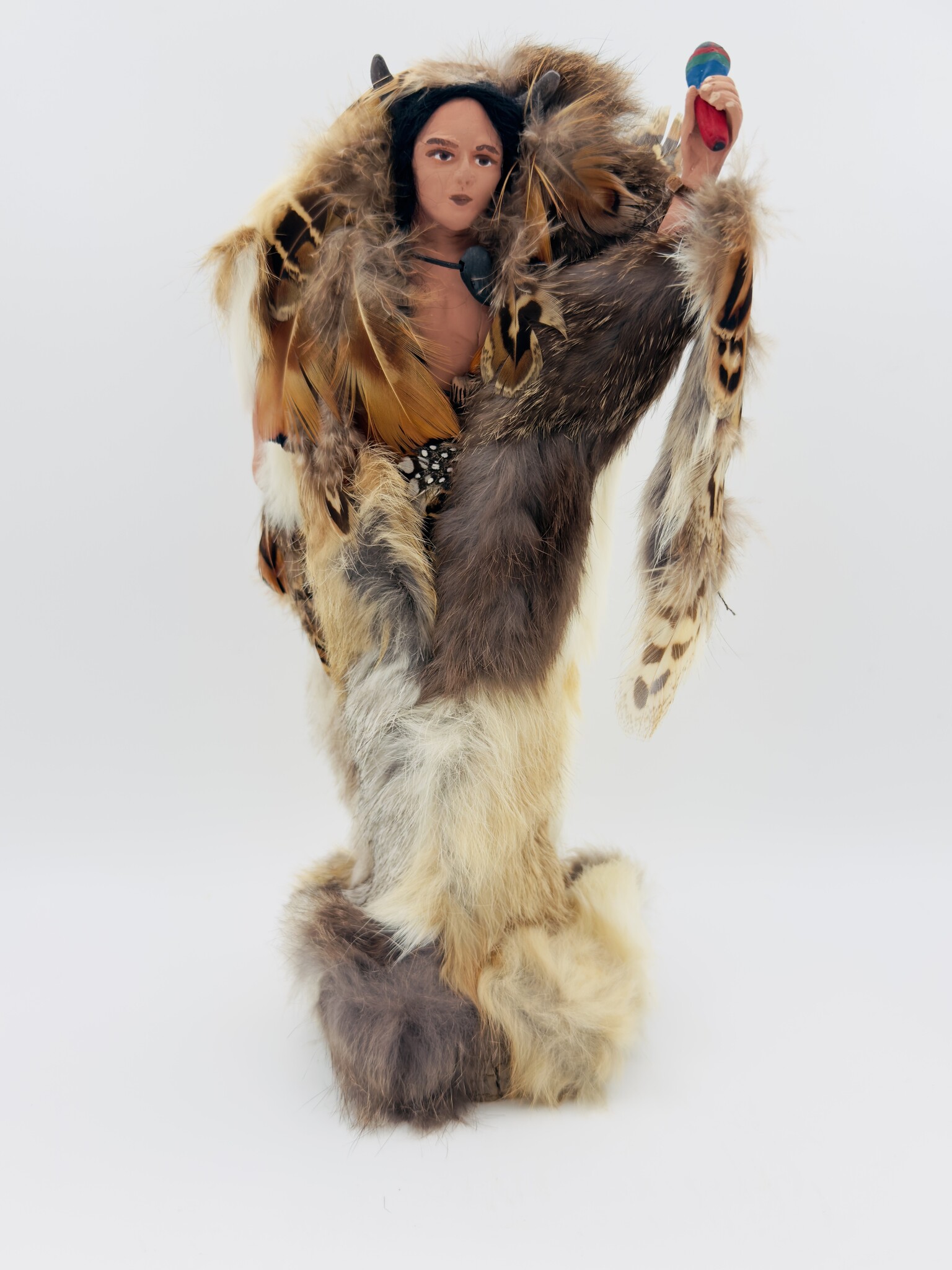 Handmade Dancing Shaman Statue