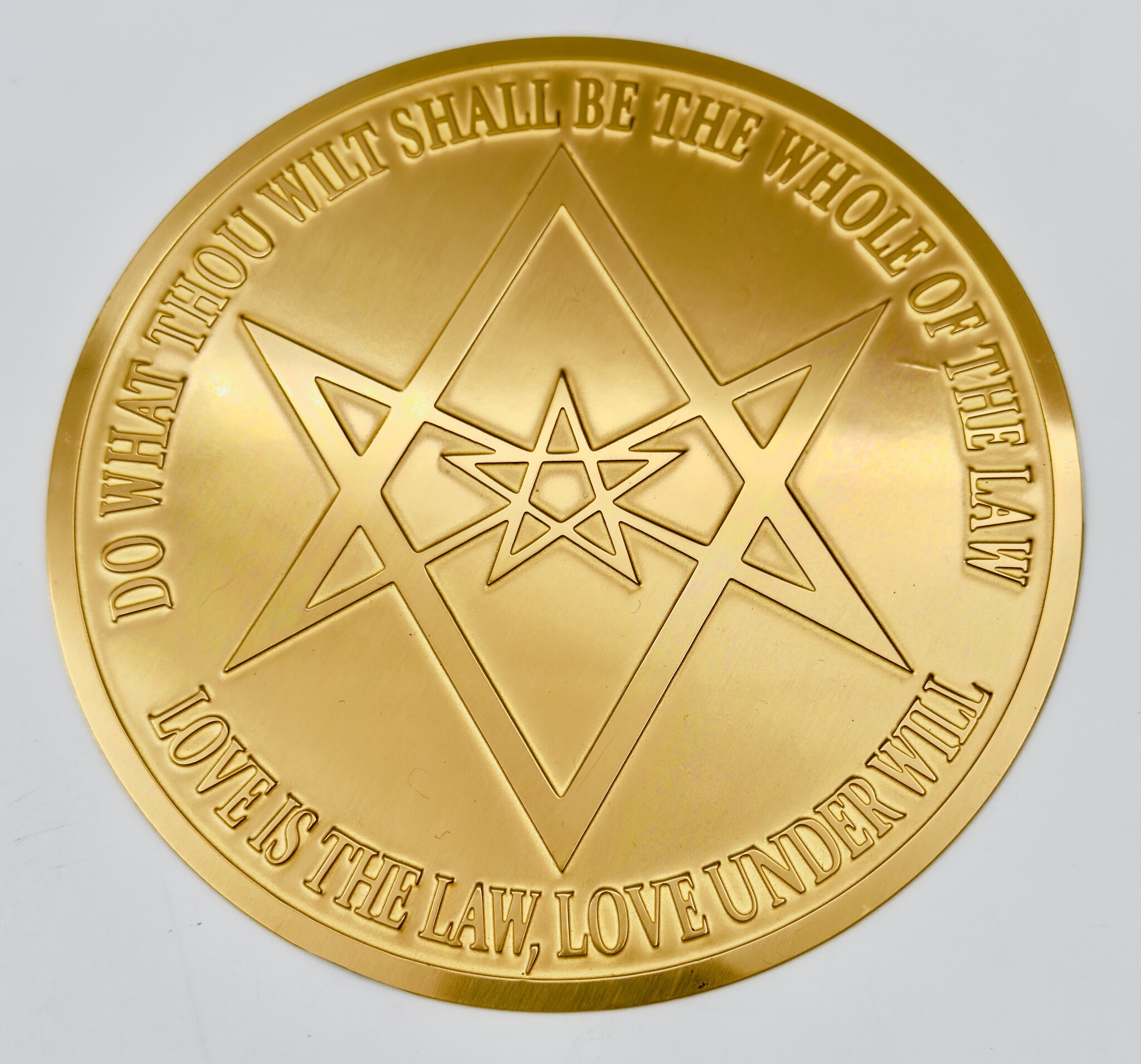 Elevenfold Seal Paten in Brass