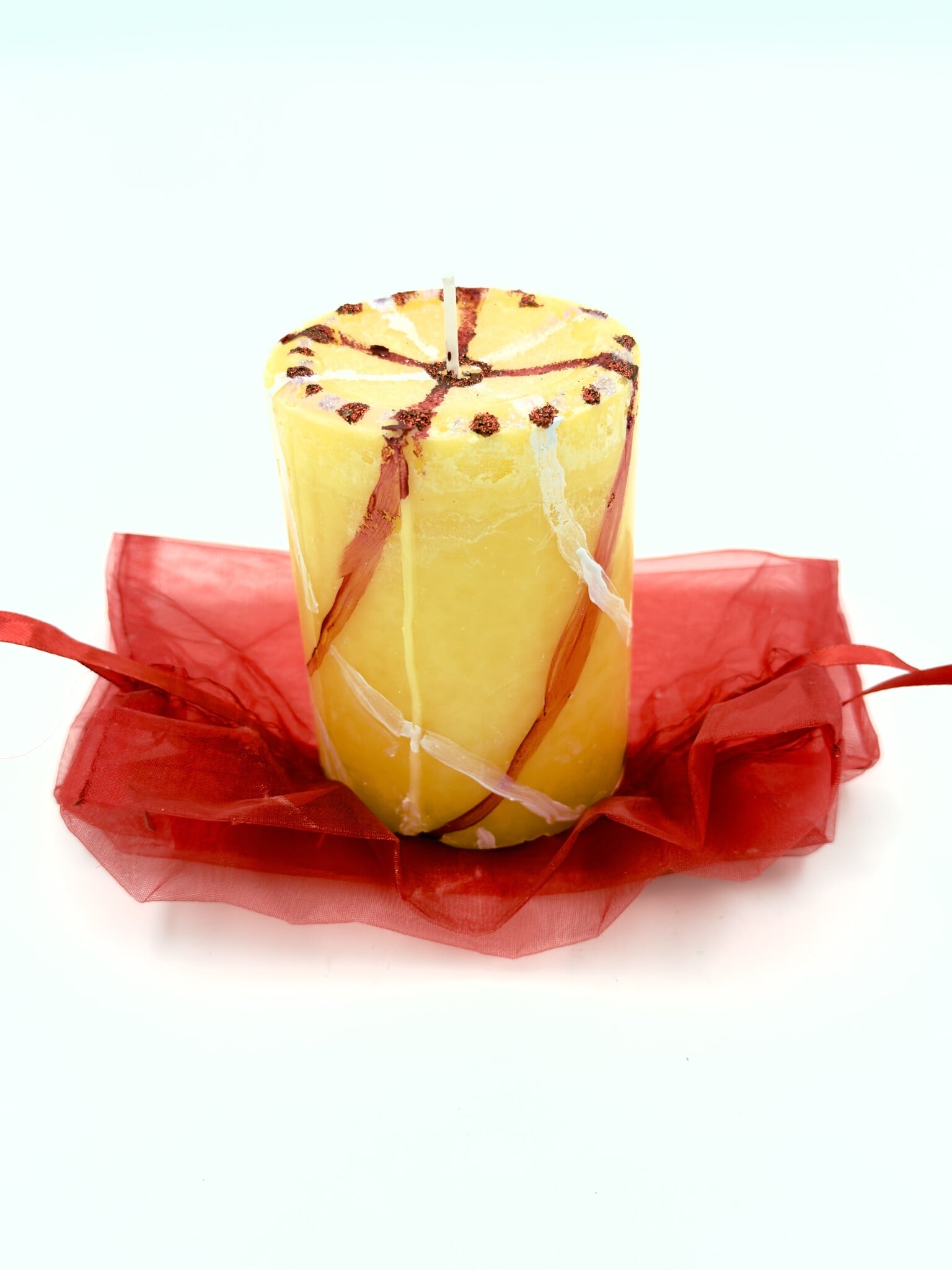 Beltane handmade ritual candle