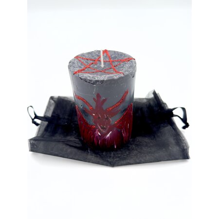 Baphomet Handmade Candle