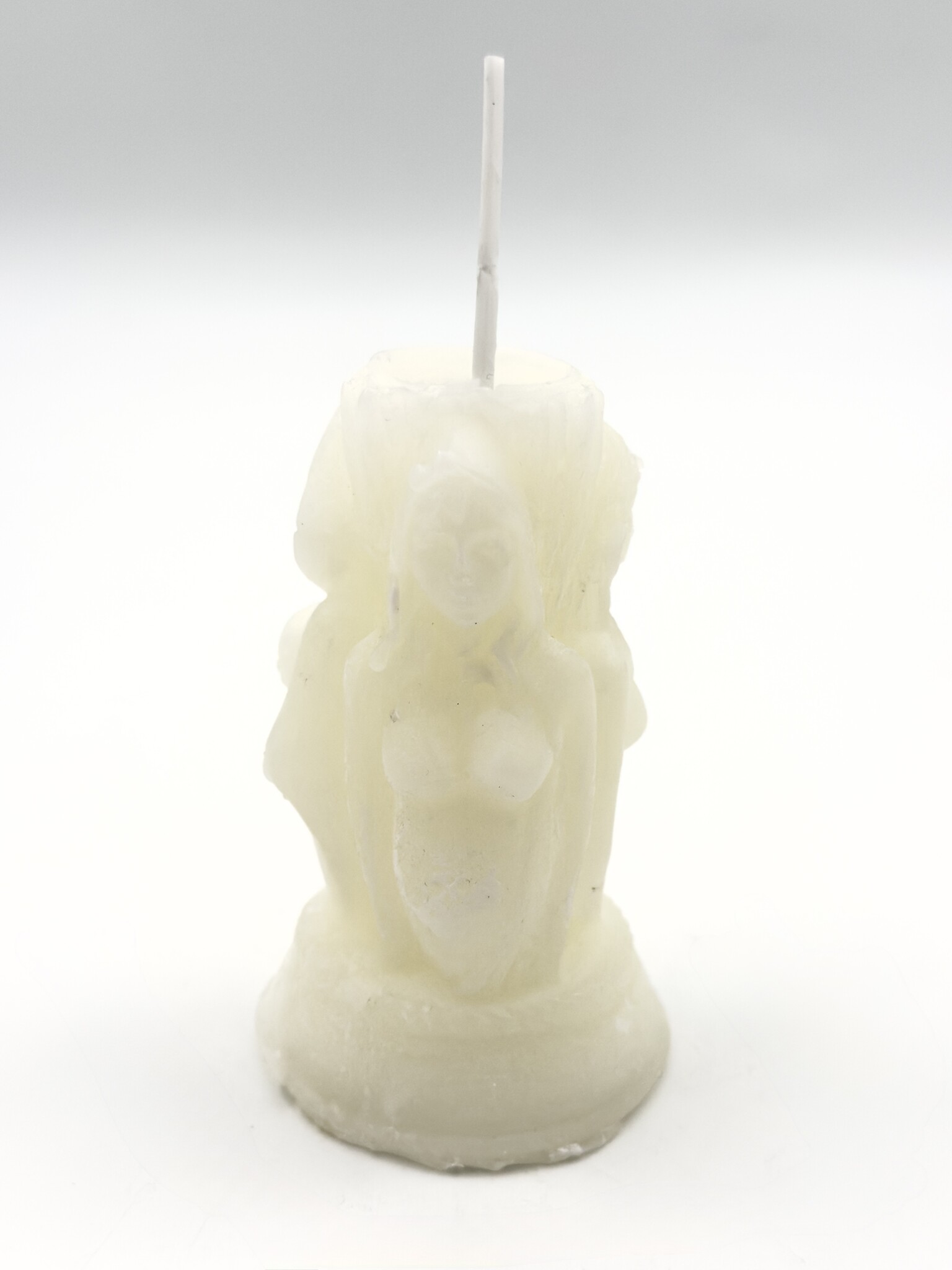 White Triple Goddess Candle
