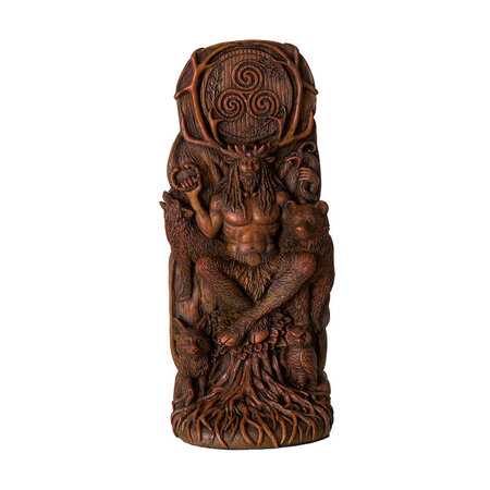 Cernunnos Statue in Wood Finish