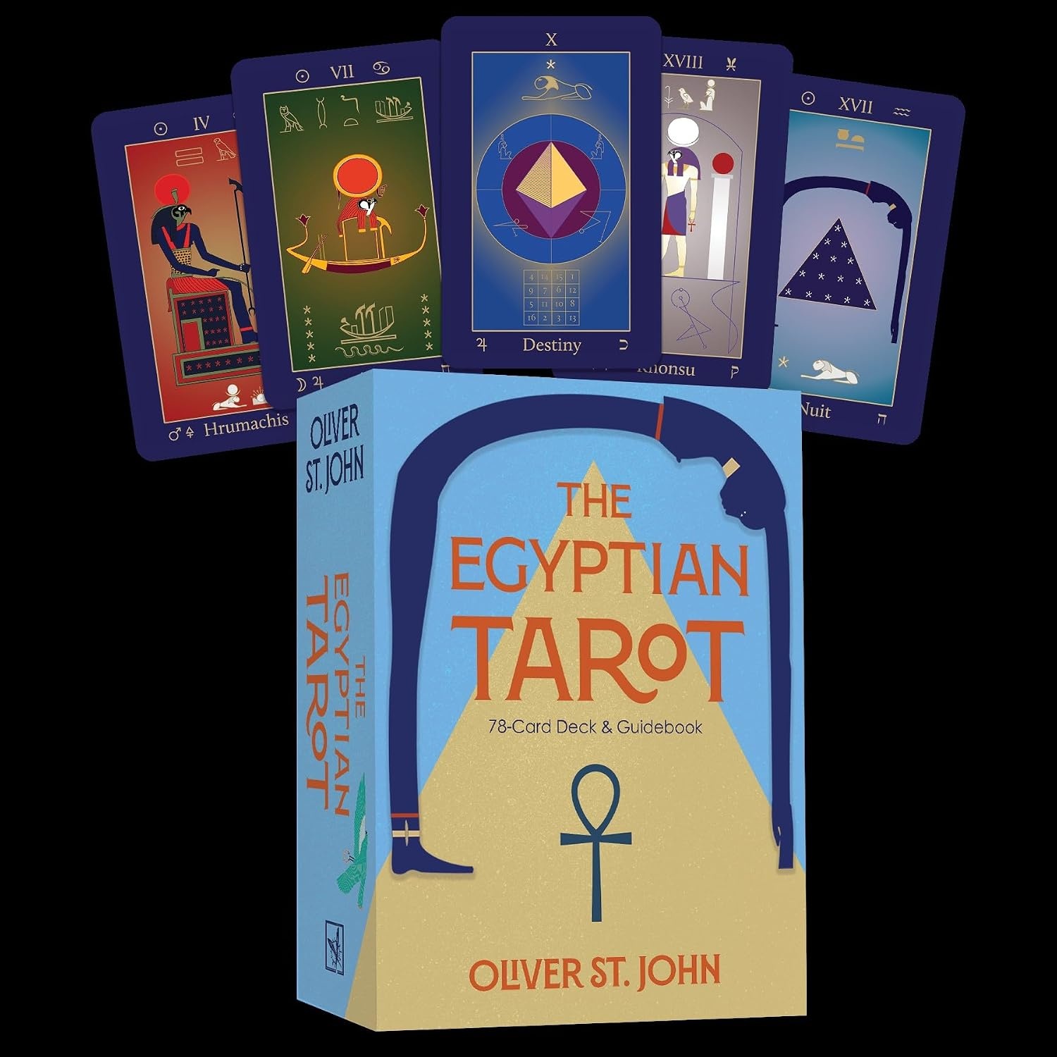 The Egyptian Tarot: 78 - Card Deck & Guidebook