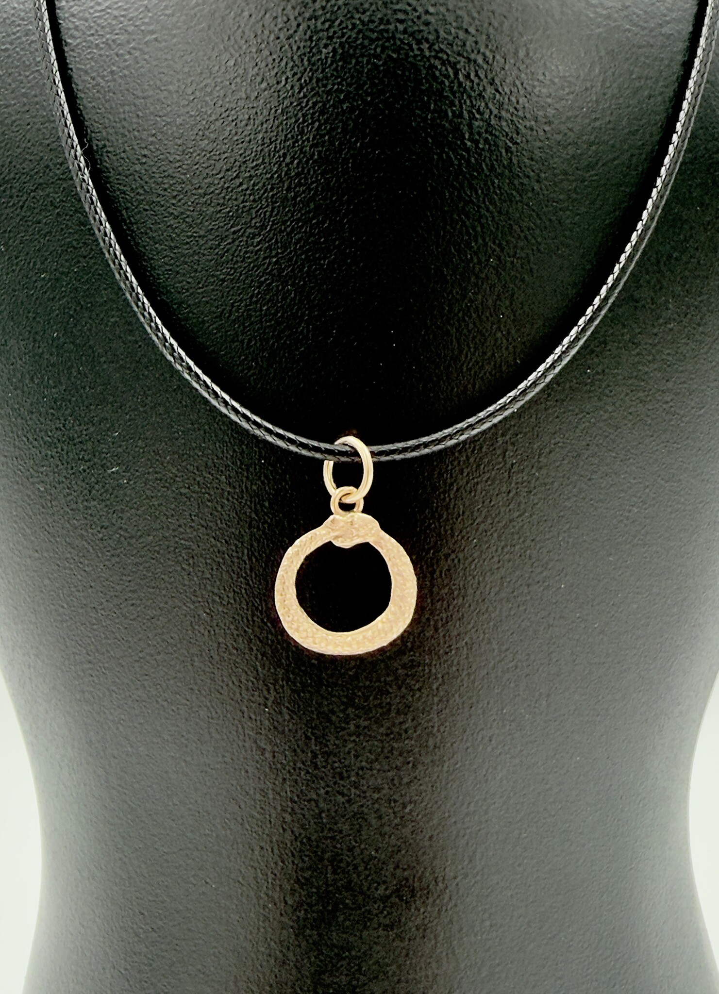 Ouroboros Pendant in Bronze