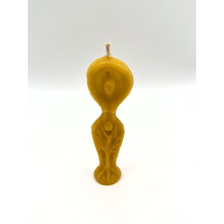 Natural Bees Wax Mini Goddess Chime Candle